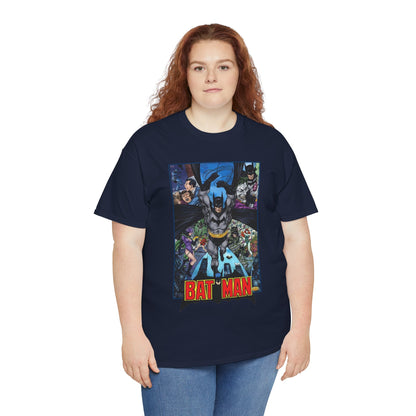 Batman T-Shirt - John Byrne Art - Joker, Catwoman, Poison Ivy - Caped Crusader - DC Comics