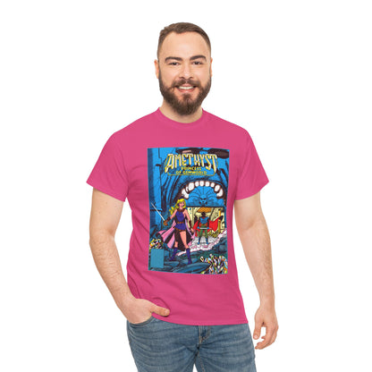 Amethyst, Princess of Gemworld T-Shirt - George Perez & Ernie Colon Art - The Last Battle Vs Dark Opal - DC Comics