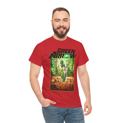 Green Arrow T-Shirt - Mauro Cascioli Art - Brightest Night Cover - Emerald Archer - DC Comics