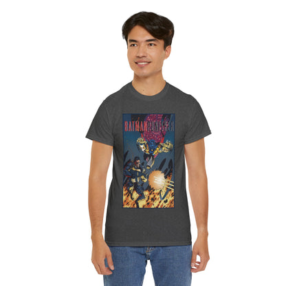 Batman/Punisher T-Shirt - Barry Kitson Art - Lake of Fire, AzBats - DC Comics/Marvel Comics