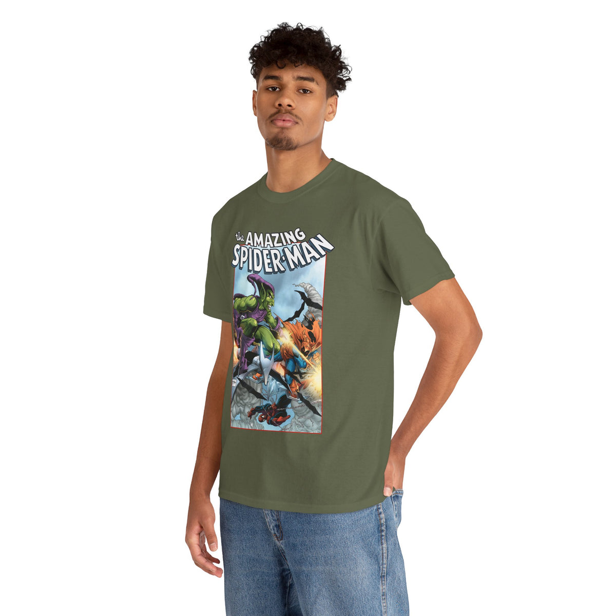 Amazing Spider-Man T-Shirt - Todd McFarlane Art - Green Goblin Vs Hobgoblin - Marvel Comics