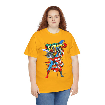 Cyborg Superman T-Shirt - Dan Jurgens Art - Reign of the Supermen Enemy - 1990s Storyline After the Death of Superman - DC Comics