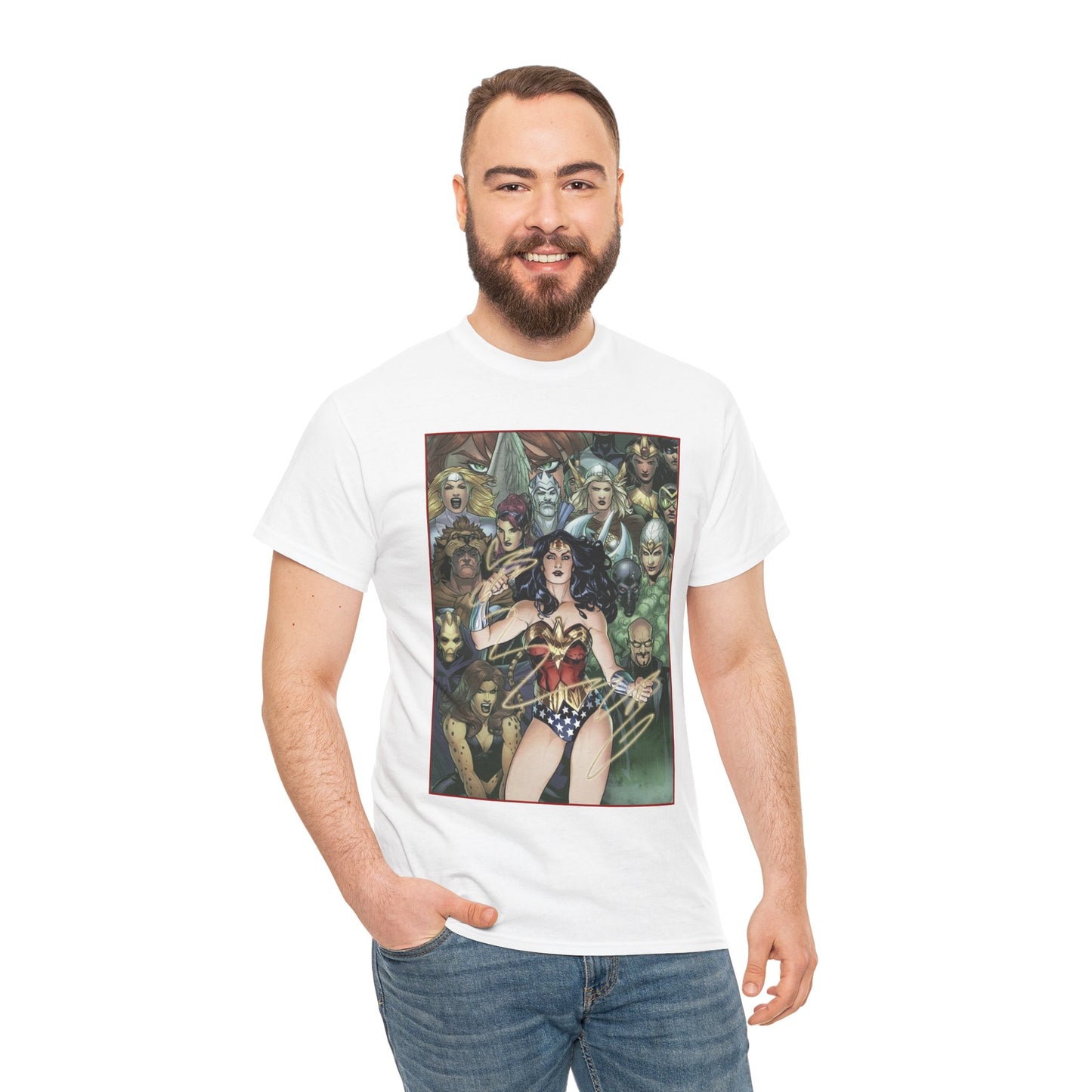 Wonder Woman T-Shirt - Terry Dodson Art - Rogues Gallery - DC Comics