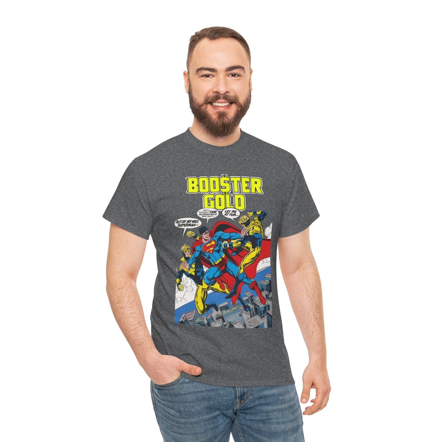 Booster Gold T-Shirt - Dan Jurgens & John Byrne Art - Superman - DC Comics