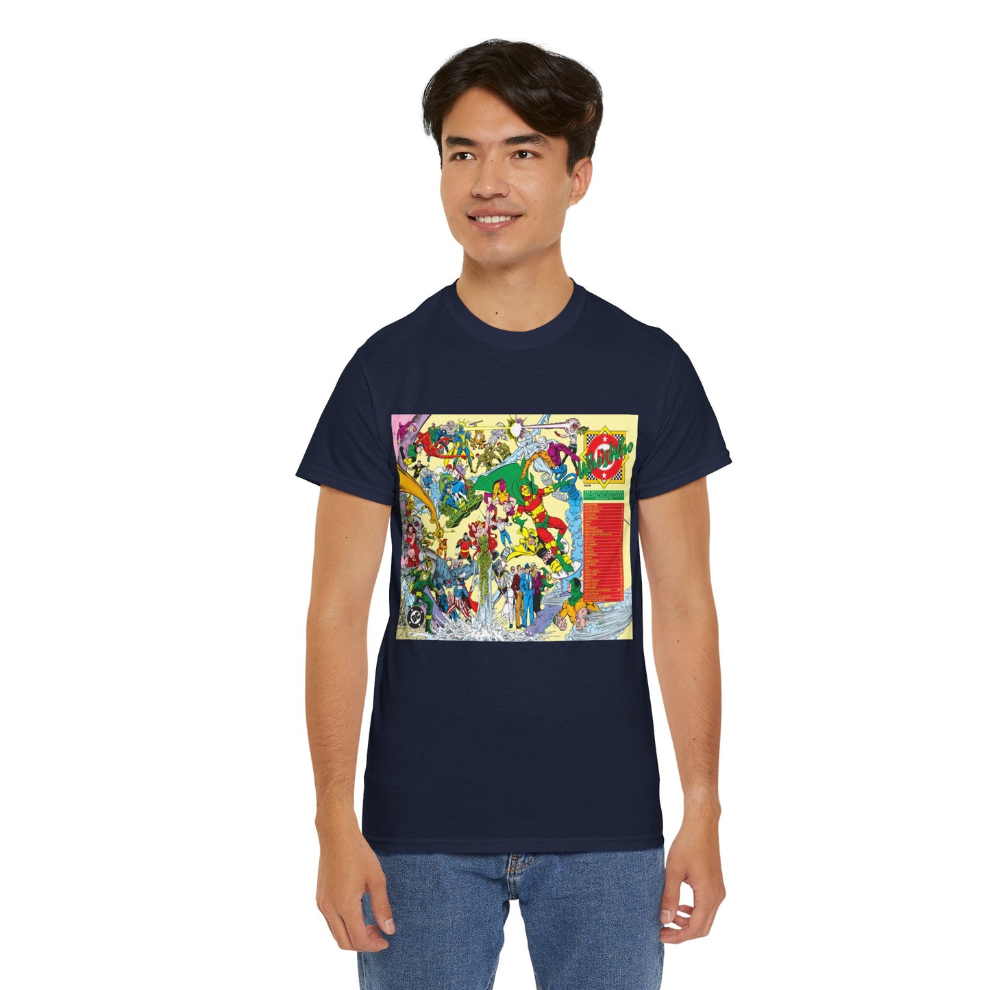 Who's Who in the DC Universe T-Shirt - George Perez Art - Mr. Miracle, Metamorpho - #15 Cover Art - DC Comics