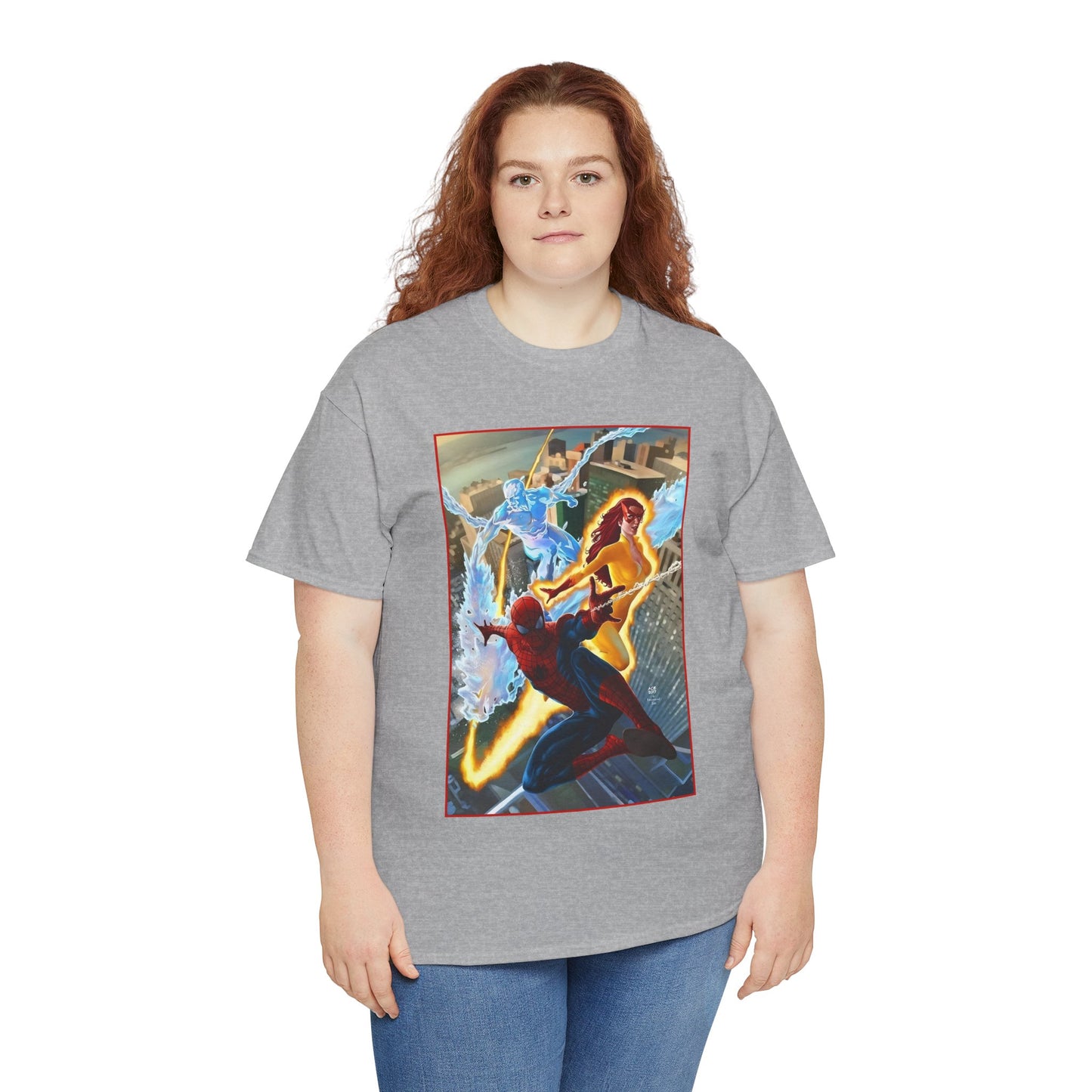 Spider-Man & His Amazing Friends T-Shirt - Firestar, Iceman - Marvel Comics