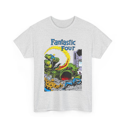 Fantastic Four T-Shirt - John Byrne Art - Cover to Issue #1 - Reed Richards, Invisible Woman, Human Torch, The Thing - Marvel Comics