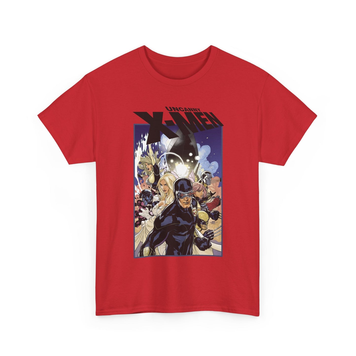 Uncanny X-Men T-Shirt - Terry Dodson Art - Cyclops, Emma Frost, Wolverine, Nightcrawler, Colossus - Marvel Comics