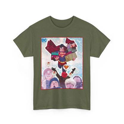 Superman Santa T-Shirt - Mitch Gerads Art - DC Comics
