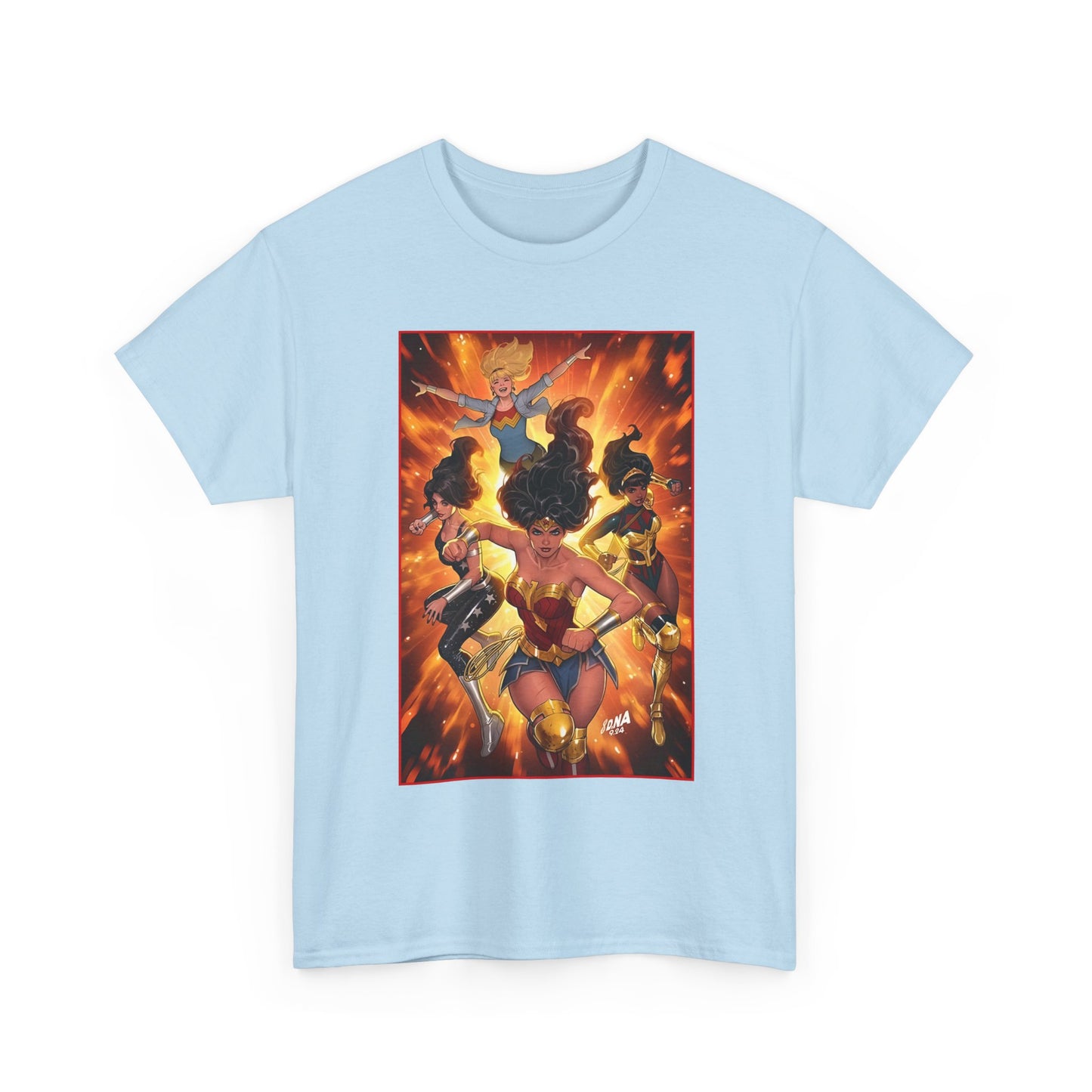 Wonder Woman & the Wonder Girls T-Shirt - David Nakayama Art - Donna Troy, Cassie Sandsmark, Yara Flor - #17 Variant Cover Art - DC Comics