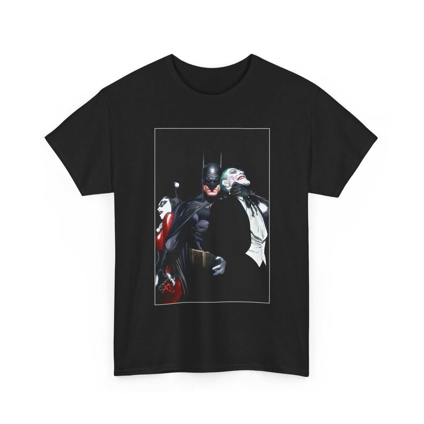 Batman T-Shirt - Alex Ross Art - Joker & Harley Quinn - DC Comics