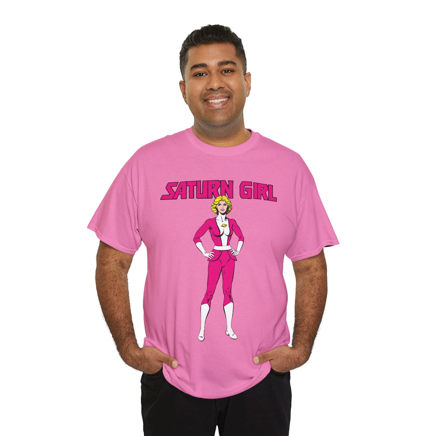 Saturn Girl T-Shirt - Curt Swan Art - Legion of Super-Heroes Founding Member - DC Comics