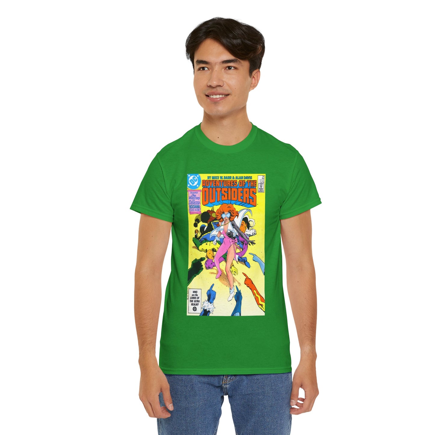 Adventures of the Outsiders #34 T-Shirt - Alan Davis Art - DC Comics