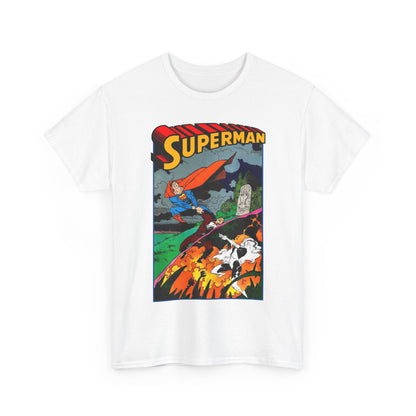Superman T-Shirt - Mike Mignola Art - Vs Silver Banshee - DC Comics