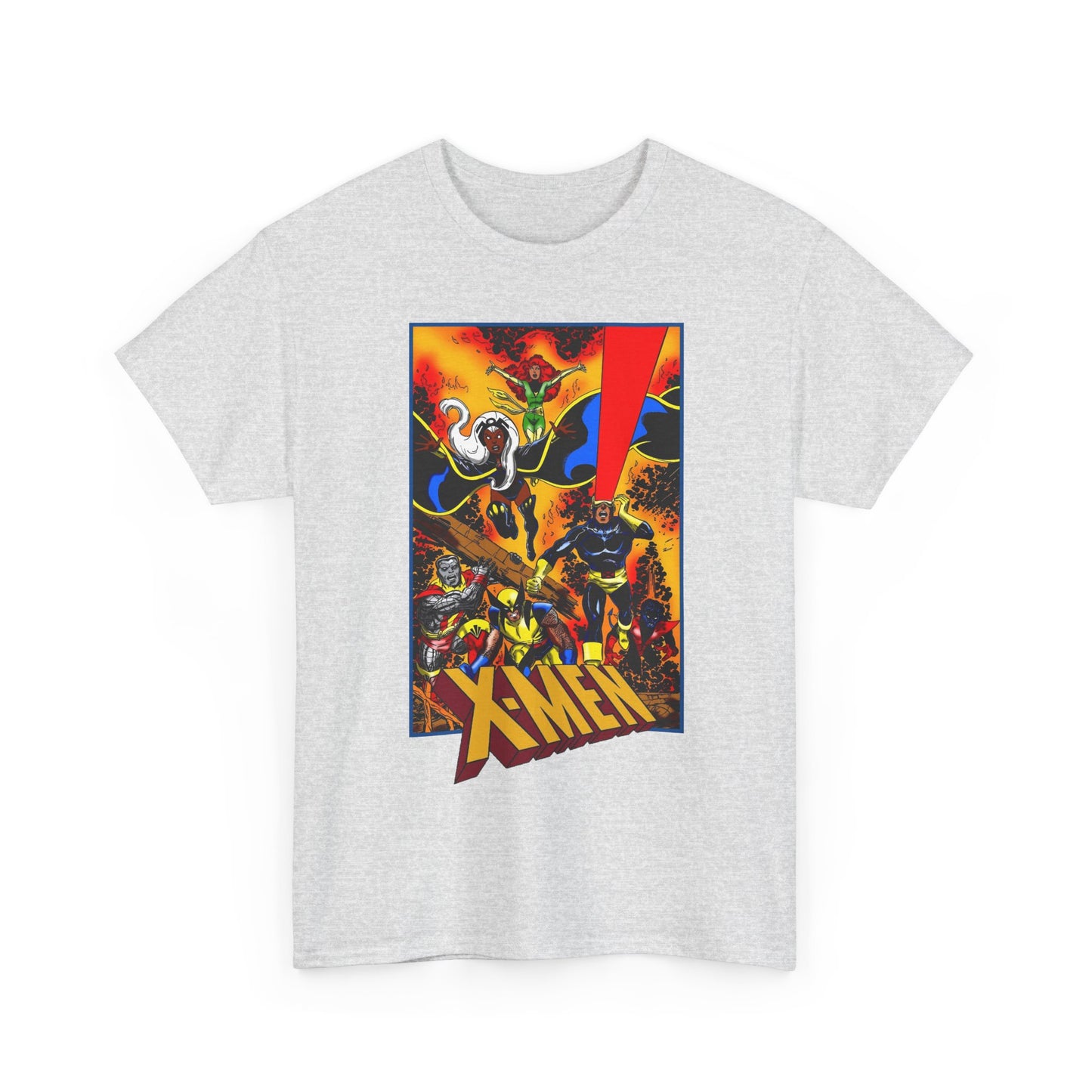 X-men T-Shirt - John Byrne Art - Phoenix, Wolverine, Cyclops, Storm, Nightcrawler, Colossus - Marvel Comics