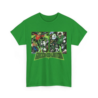 Green t-shirt with DC Comics' Green Lantern graphic