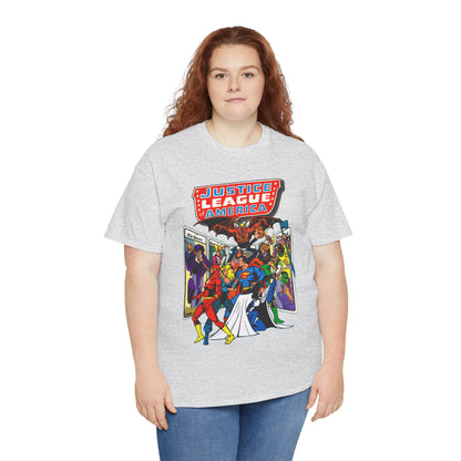 Justice League of America T-Shirt - George Perez Art - Vs Tarot Gang - DC Comics