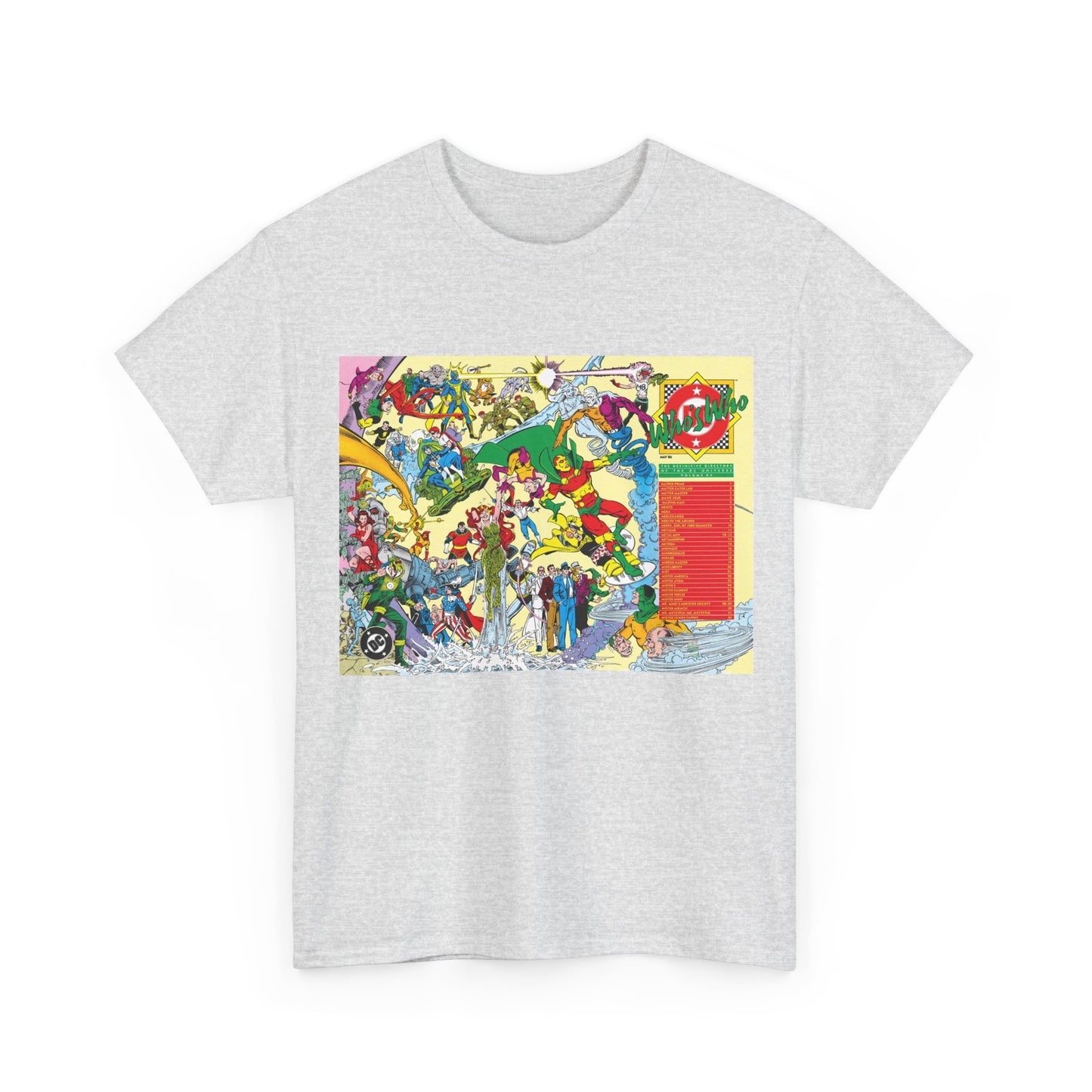 Who's Who in the DC Universe T-Shirt - George Perez Art - Mr. Miracle, Metamorpho - #15 Cover Art - DC Comics