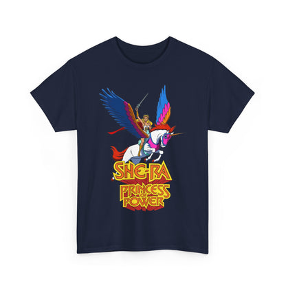 She-Ra & Swiftwind T-Shirt - Adora, Princess of Power, POP - Beloved Filmation Cartoon from the 1980s - He-Man Connection - Etheria - Fighting Hordak and the Evil Horde
