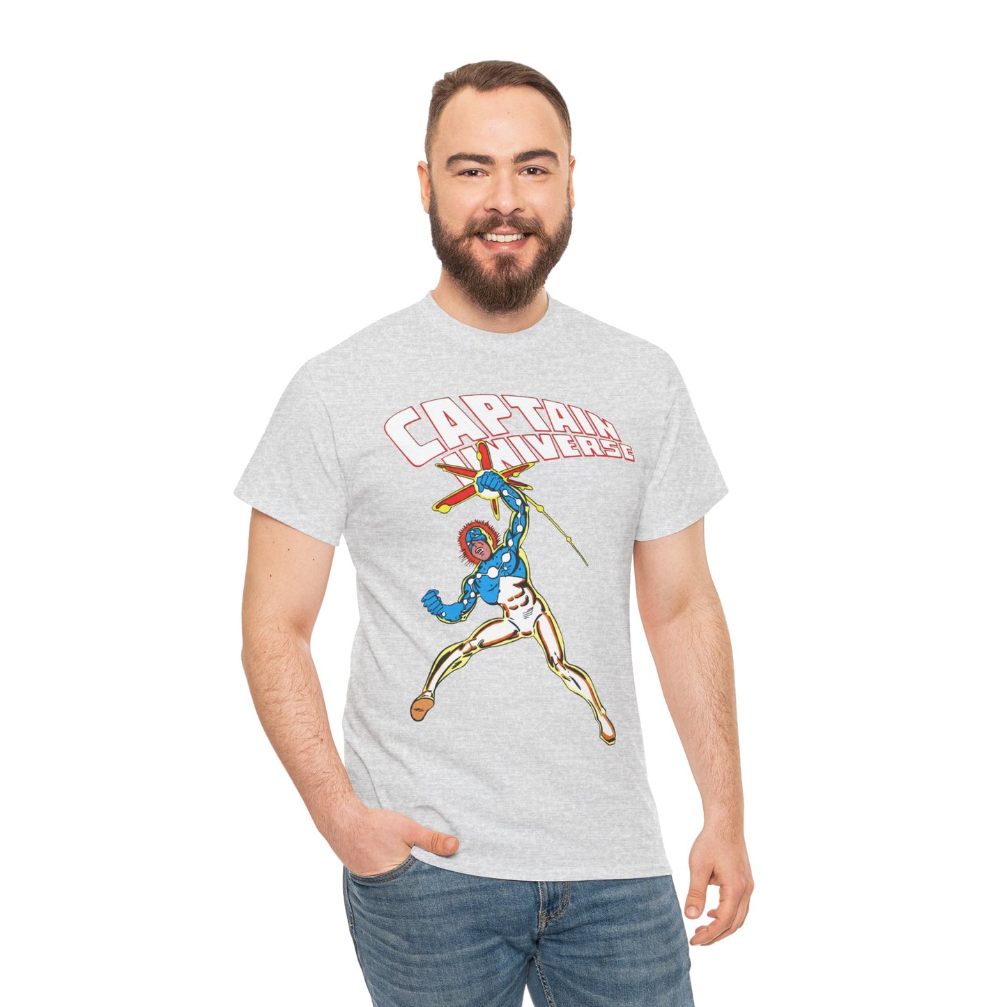 Captain Universe T-Shirt - Steve Ditko Art - Micronauts Character - Marvel Comics