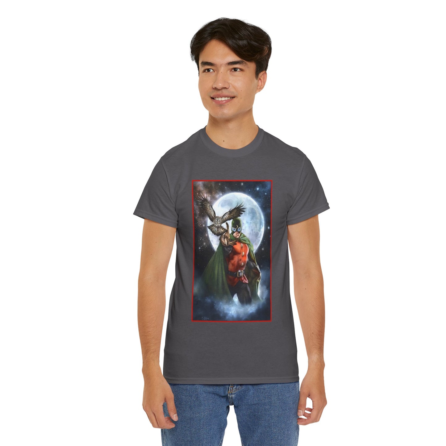Doctor Mid-Nite T-Shirt - DC Comics - Golden Age Justice Society/JSA Member - Fleming Art