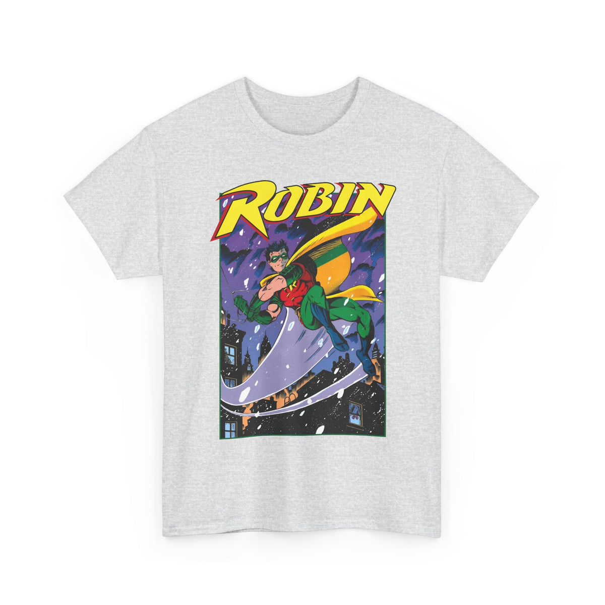 Robin T-Shirt - Tom Grummett Art - Tim Drake, Batman Family, Gotham City - DC Comics