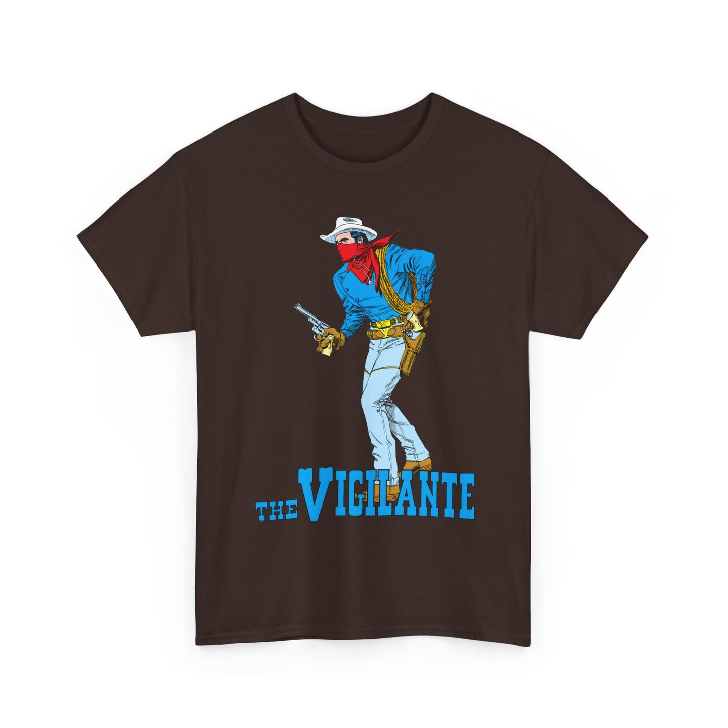 Vigilante T-Shirt - Gray Morrow Art - Seven Soldiers of Victory, All-Star Squadron Member - DC Comics