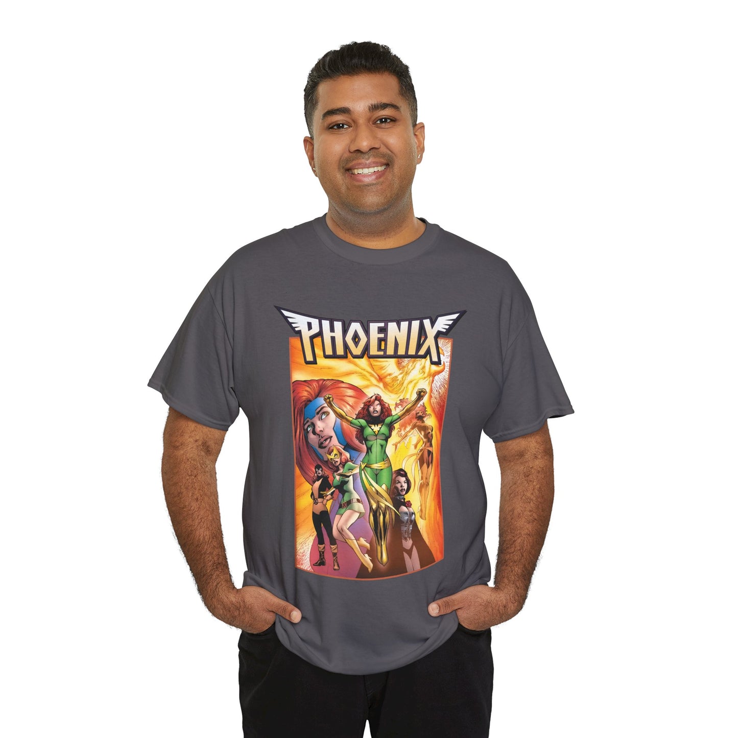 Phoenix T-Shirt - Alan Davis Art - Jean Grey, Marvel Girl, Black Queen, Dark Phoenix - X-Men Founding Member - Marvel Comics