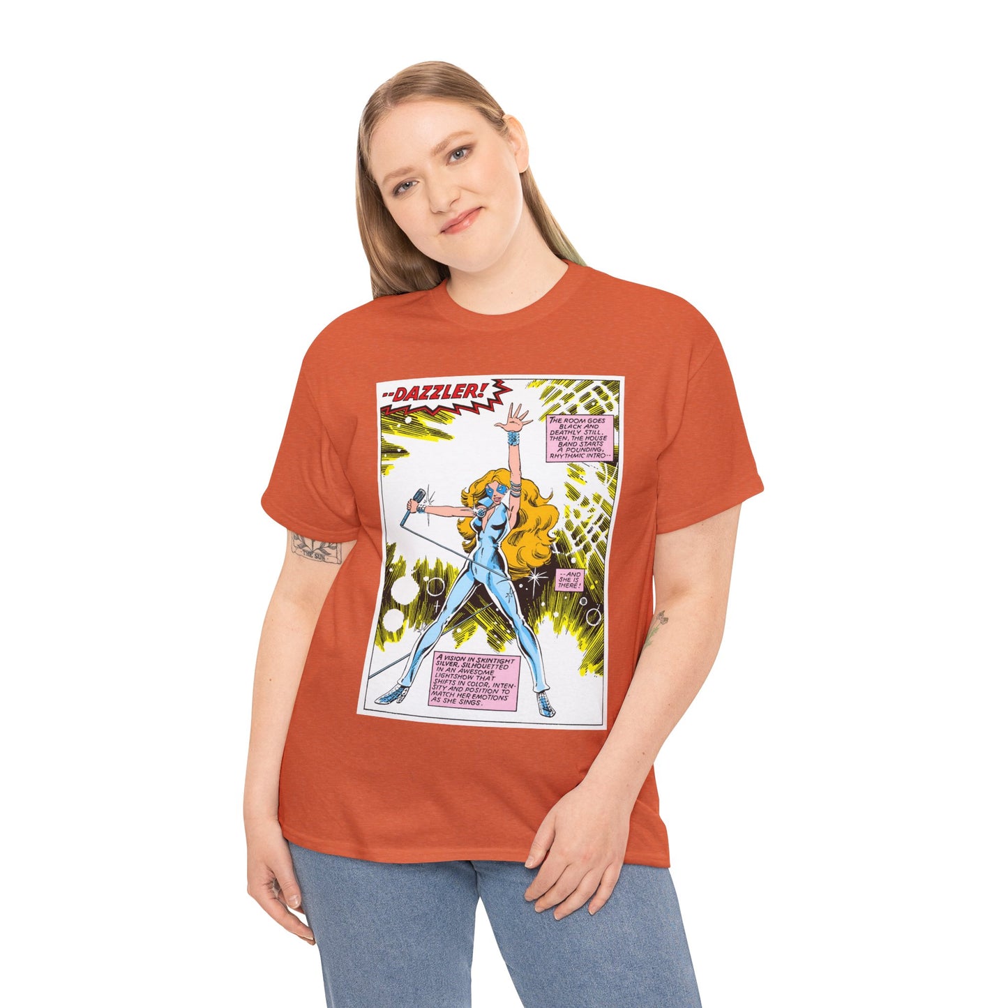 Dazzler T-Shirt - John Byrne Art - Uncanny X-Men #130, Dazzler's First Appearance - Alison Blaire - Marvel Comics