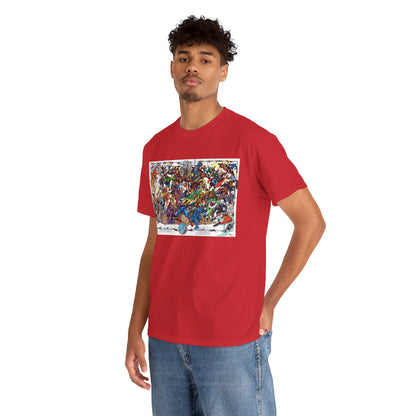 Avengers T-Shirt - George Perez Art - Poster Art of Basically Every Avenger - Marvel Comics
