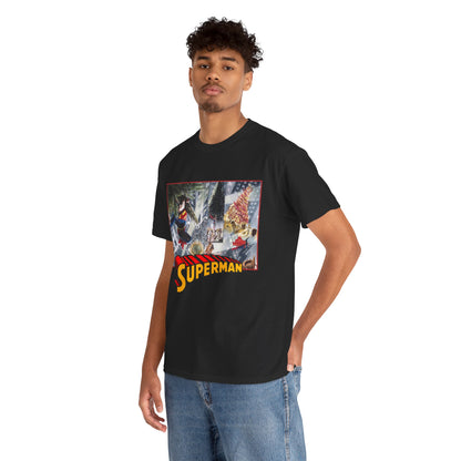 Superman Christmas Tree T-Shirt - Alex Ross Art - DC Comics