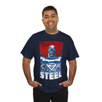 Steel T-Shirt - Superman Family - Reign of the Supermen - John Henry Irons - Steelworks - DC Comics