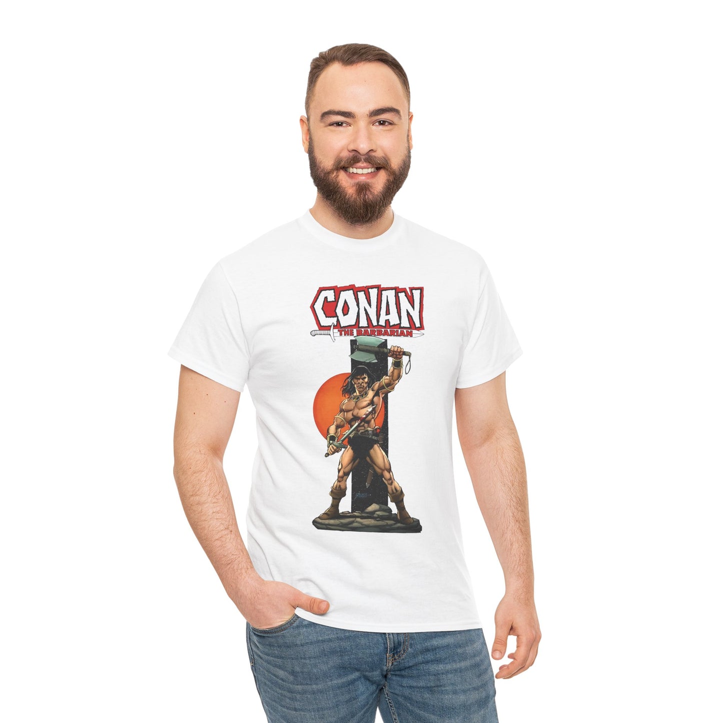 Conan the Barbarian T-Shirt - George Perez Art - Marvel Comics