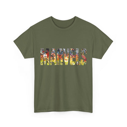 Marvels T-Shirt - Alex Ross Art from the popular Kurt Busiek Story - Spider-Man, Fantastic Four, X-Men, Hulk, Captain America, Thor, Iron Man - Marvel Comics
