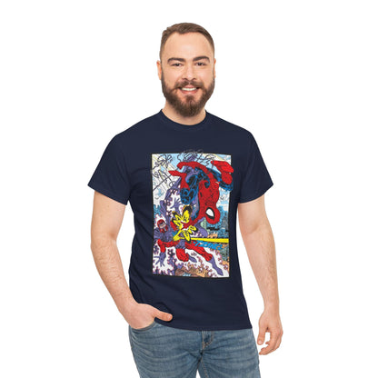 Spider-Man Vs Magneto T-Shirt - Erik Larsen Art - Marvel Comics