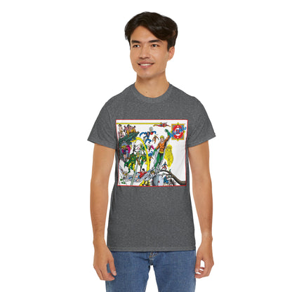 Who's Who in the DC Universe T-Shirt - George Perez Art - #1 Cover - Aquaman, Arion, Amazing Man, Amethyst - DC Comics