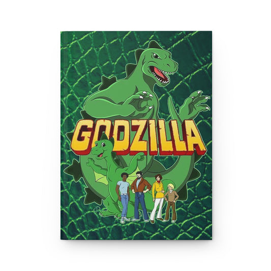 Godzilla Hardcover Journal - 150 Lined Pages - Hanna-Barbera 70s Cartoon - Toho - King of the Monsters