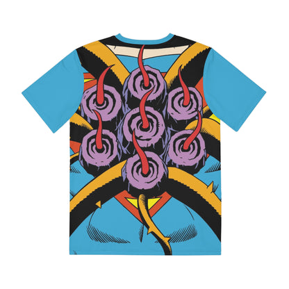Superman Black Mercy All-Over Print Tee (Polyester) - DC Comics (IMPROVED PLACEMENT AND PRINTING TECHNIQUES)