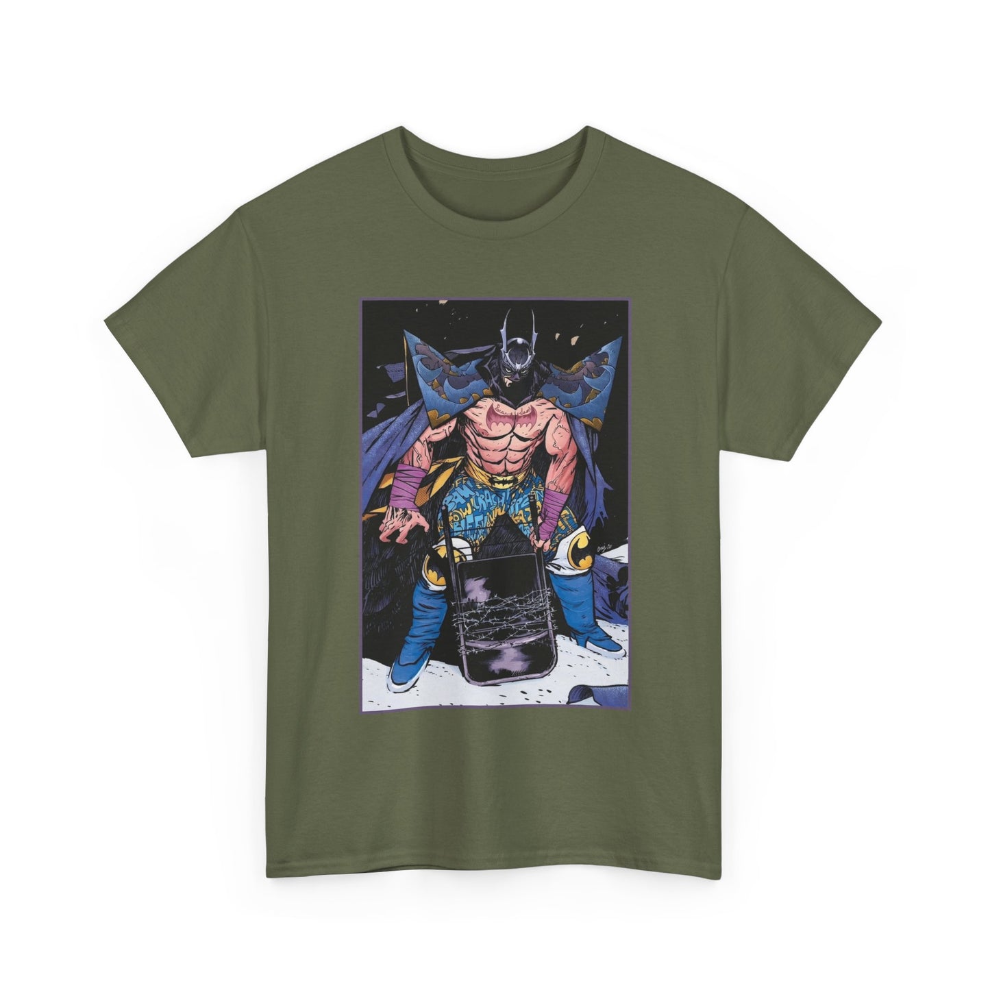 Batman T-Shirt - Daniel Warren Johnson Art - Luchador-Style Mask - DC K.O. #4 Cover Art - DC Comics