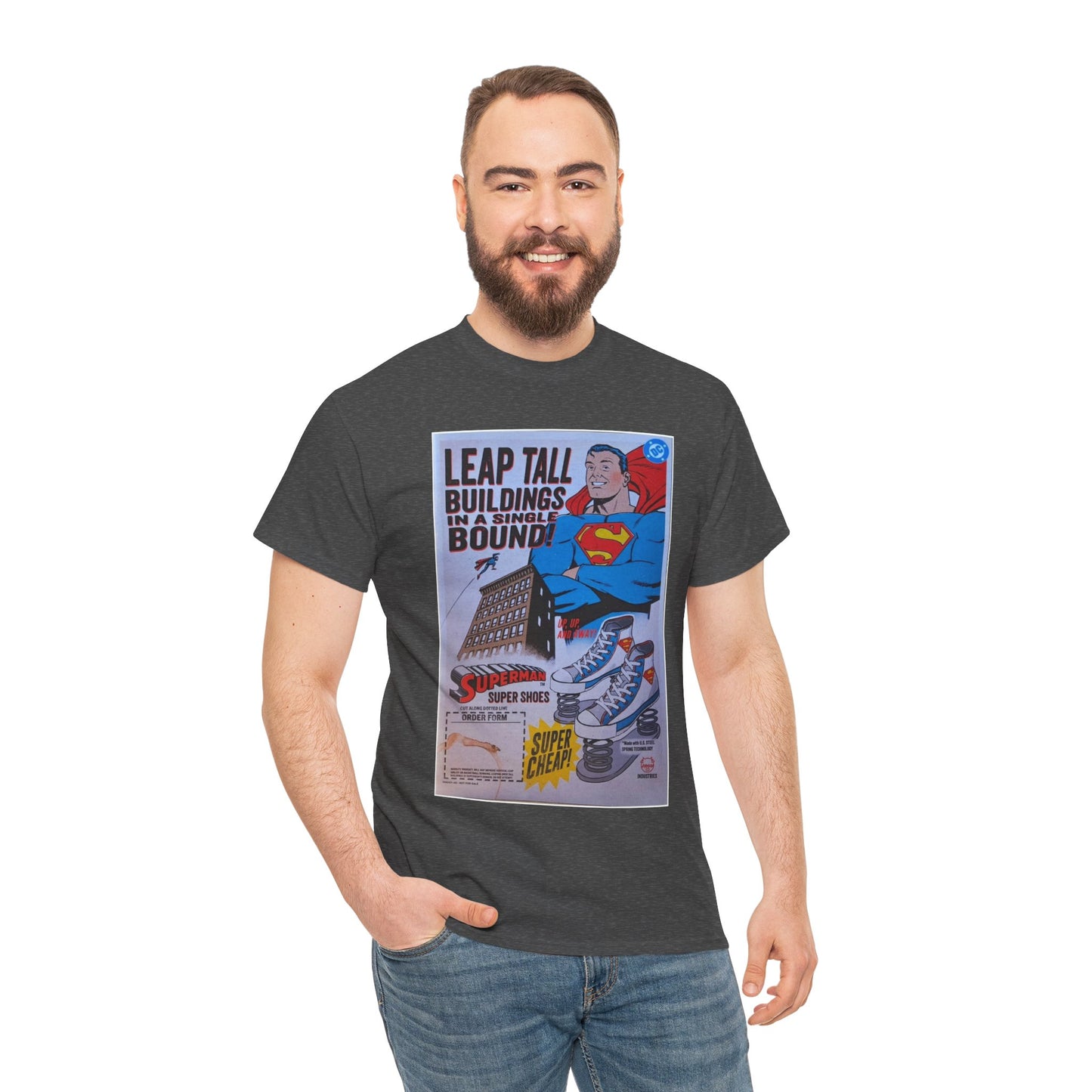 Superman Ad T-Shirt - Dave Johnson Art - #21 Variant Cover Art - DC Comics