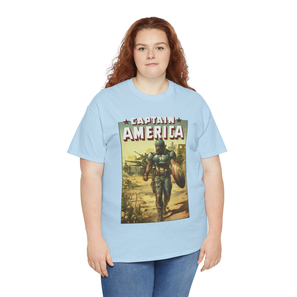 Captain America T-Shirt - Ben Harvey Art - Marvel Comics