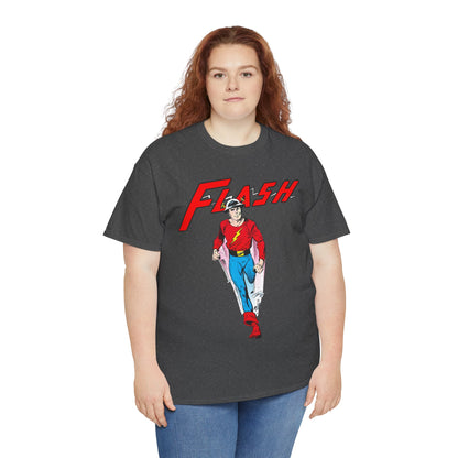 Golden Age Flash T-Shirt - John Byrne Art - Justice Society/JSA Member - Jay Garrick - Speedster