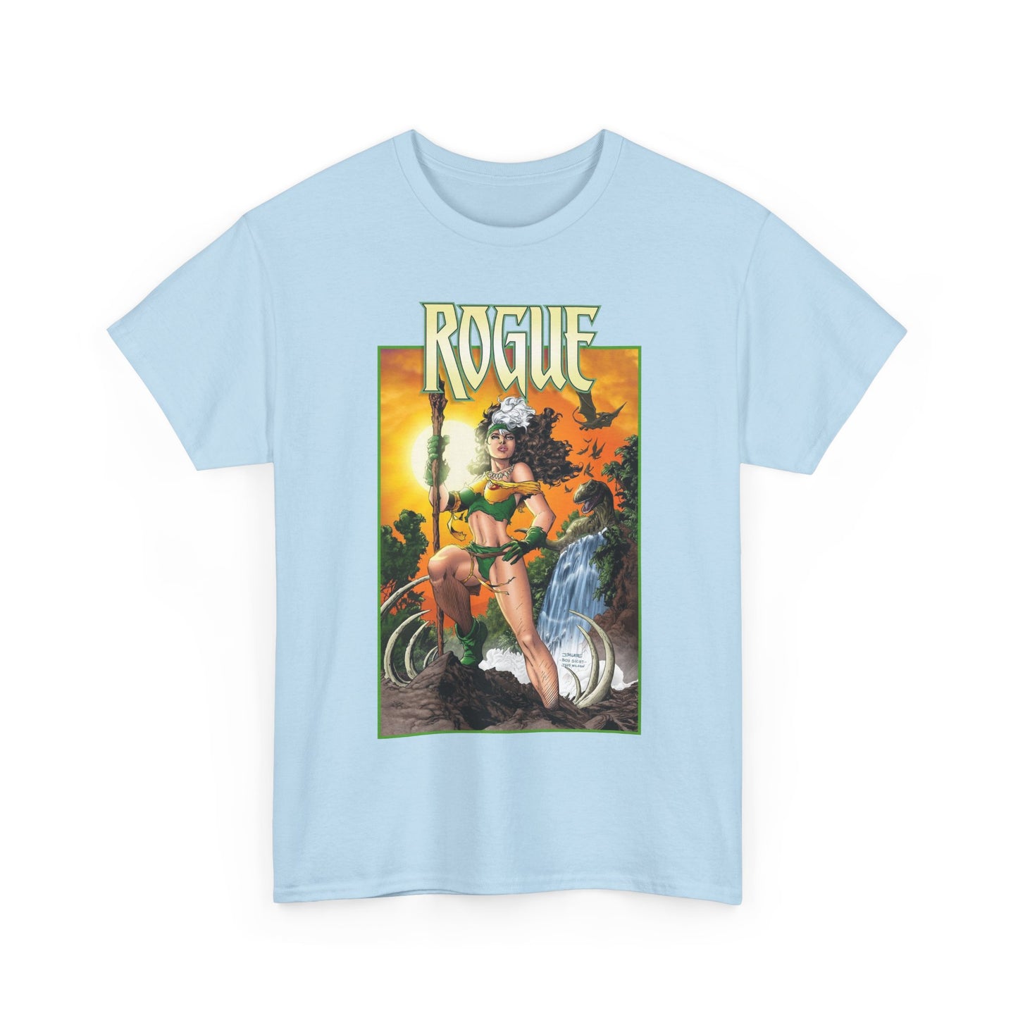 Rogue T-Shirt - Jim Lee Art - X-Men Mutant Member & Leader - Savage Land - 1990s Story - Marvel Comics