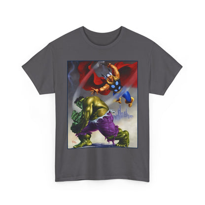 Incredible Hulk & Thor T-Shirt - Joe Jusko Art - Marvel Comics