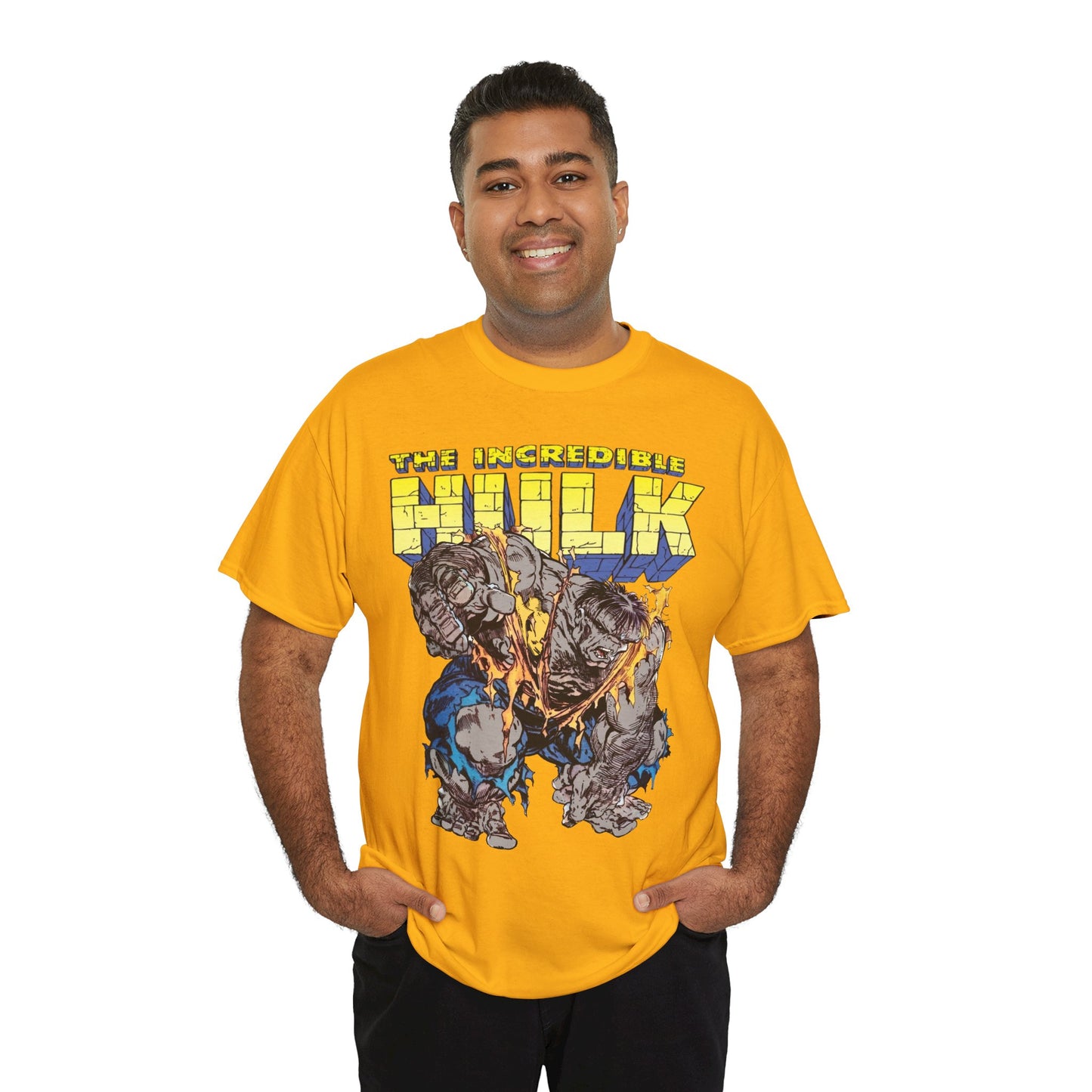 Incredible Hulk T-Shirt - Todd McFarlane Art - Marvel Comics - Grey Hulk, Bruce Banner