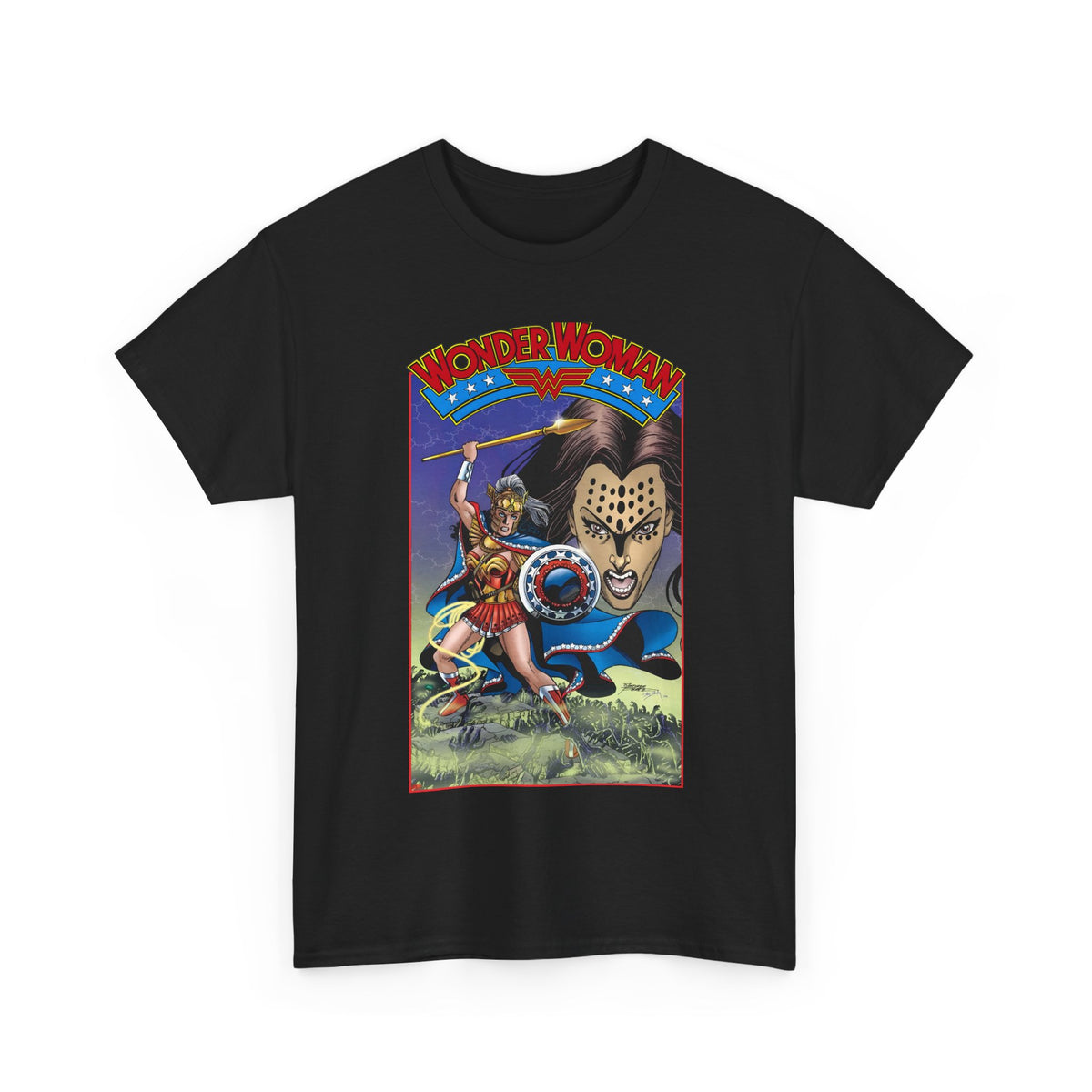 Wonder Woman T-Shirt - George Perez Art - Cheetah, 1980s - DC Comics