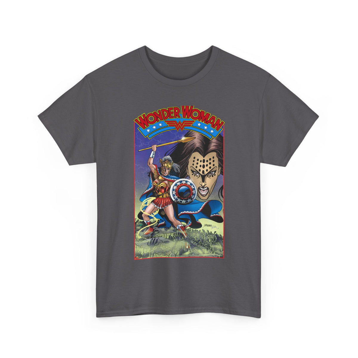 Wonder Woman T-Shirt - George Perez Art - Cheetah, 1980s - DC Comics