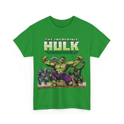 Incredible Hulk T-Shirt - Classic John Byrne Art - Rhino, Abomination - Marvel Comics - Bruce Banner