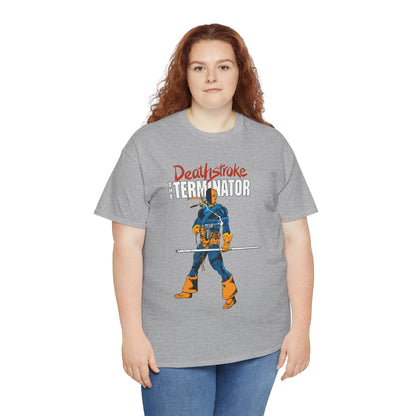 Deathstroke T-Shirt - George Perez Art - New Teen Titans Foe & Mercenary - Slade Wilson, Father of Jericho and Ravager - DC Comics - The Terminator