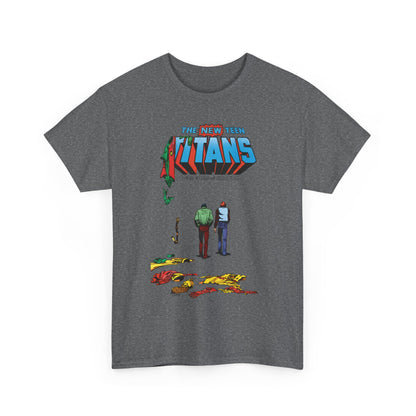 New Teen Titans T-Shirt - George Perez Art - Robin, Kid Flash Quitting - #39 Cover - DC Comics